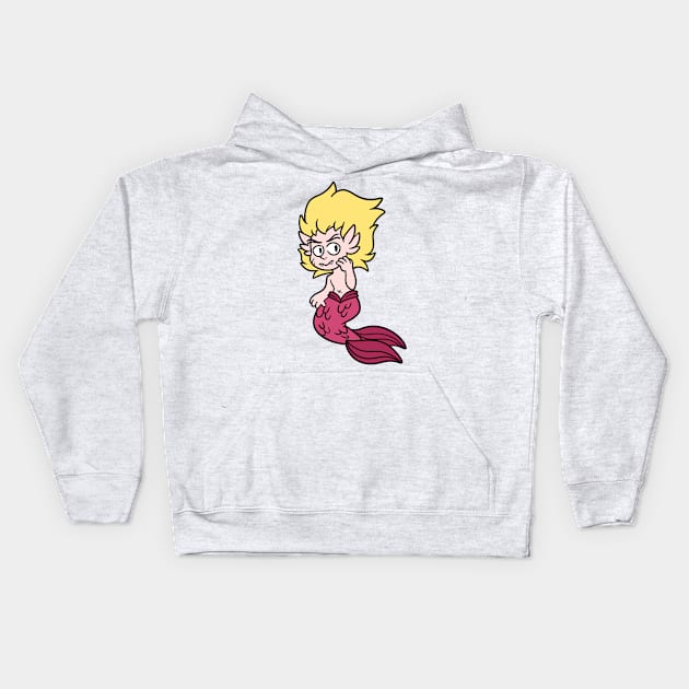 Merman Kids Hoodie by Get A Klu Comics